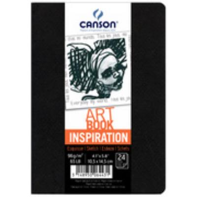 CANSON Carnet de dessins ARTBOOK INSPIRATION, A6, brun clair
