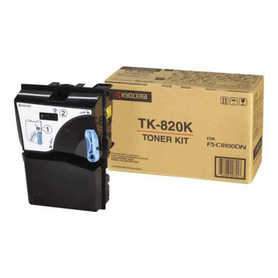 Kyocera TK 820K - noir - originale - cartouche de toner
