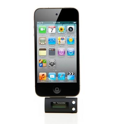 ebode - Transmetteur audio FM pour iPhone/iPod/iPad, fréquence réglable