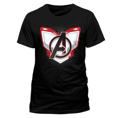 Avengers Endgame Espace hommes costume noir T-shirt: X Large