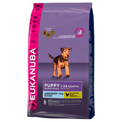 Comparer les prix de Eukanuba - Croquettes au Poulet pour Chiot de Grande Taille - 3Kg