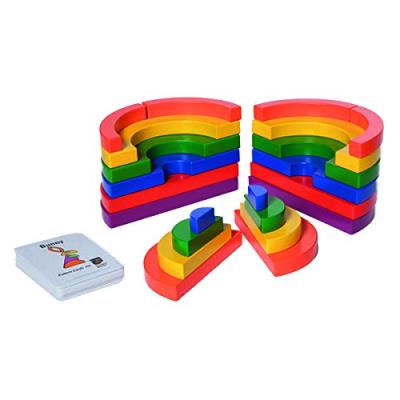 Buitenspeel - ga255 - jeu - kit circulaire avec 22 blocs en bois