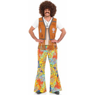 Pantalon floral hippie homme Medium