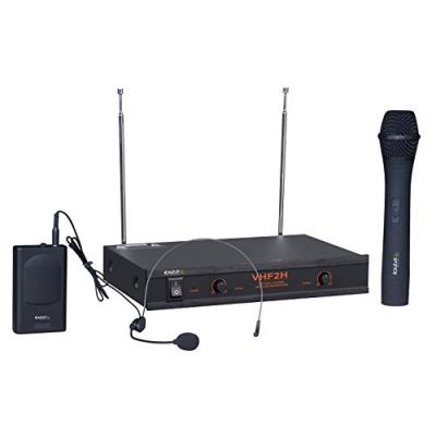 Ibiza VHF2H Microphone sans fil Noir
