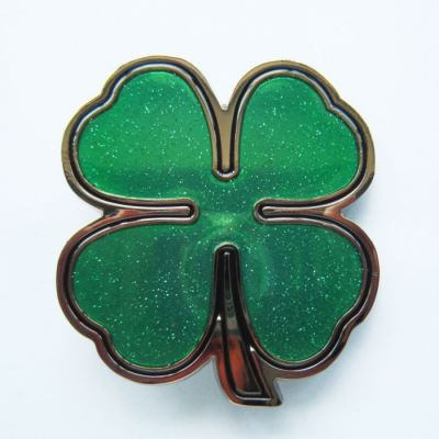boucle de ceinture irish trefle a 4 feuilles irelande mixte