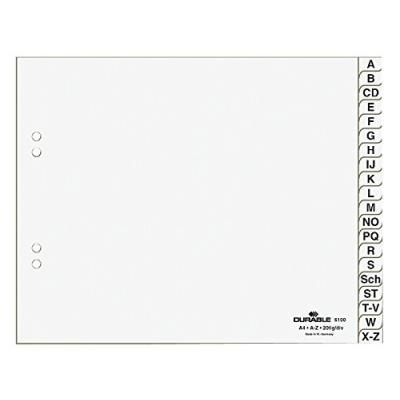 Durable REGISTRE PP 20 FEUILLES GAUFRÉES A Z COUVERTURE PARTIELLE 1 PC 610002 - vue 2