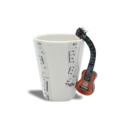 La tasse musique avec anse guitare sèche tasse mug thermosensible thermo réactif chaleur