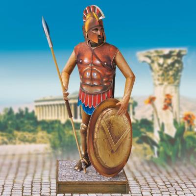Maquette en carton : figurine : grec hoplite schreiber-bogen