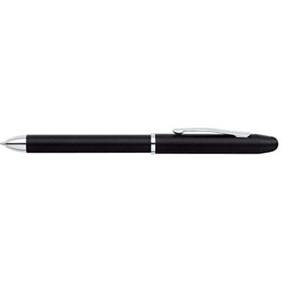 Cross Tech3 Stylo + Stylet Multifonctions Noir Satin/Attributs chromés