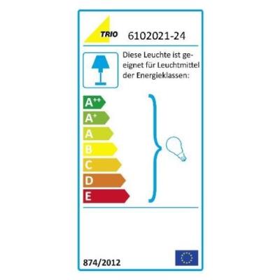 Plafonnier rustique rouille 2 x e27 verre opale &oslash;38 cm trio lighting