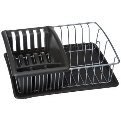Metaltex 32502668 gouttoir vaisselle avec plateau 35 x 32 cm