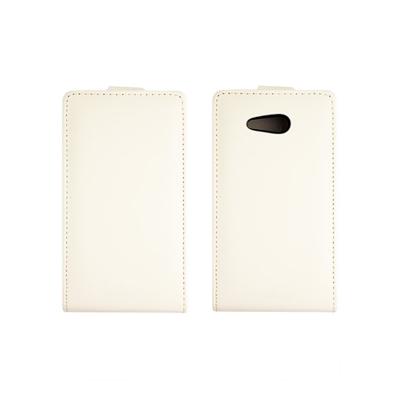 Etui Housse Slim aspect Satin Blanc Lumia 820 Noki