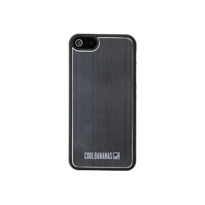 Cool Bananas Hoodie Backcover - Beschermende bedekking voor mobiele telefoon - aluminium, polycarbonaat - zwart, metaal - voor Apple iPhone 5