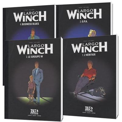 Pack 4 BD LARGO WINCH Tome 1 - 2 - 3 - 4