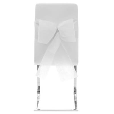 Santex noeud géant automatique métallisé blanc
