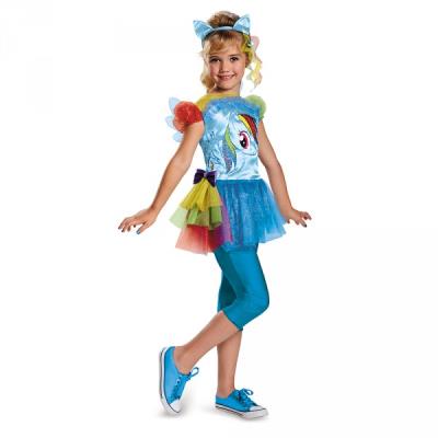 Costume de Rainbow Dash Mon petit poney pour fille - 4-6 ans