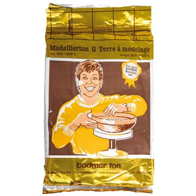 Argile bodmer g fin rouge argile 2,2kg - bodmer