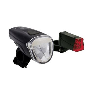 Büchel 51125485 kit éclairage pour vélo tri lux (noir)