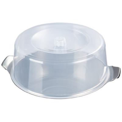 chg 9914-07 assiette de service et de conservation en acier inoxydable massif de 0,7 mm d'épaisseur avec couvercle incassable de