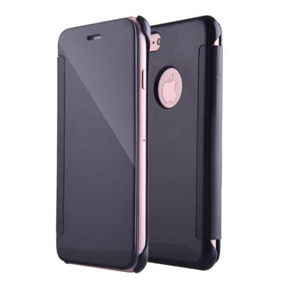 Etui en PU mirroir Surface pour iPhone 7 plus - Noir