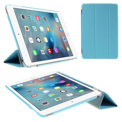 Etui en PU trois plis Companion Back pour iPad Mini 4 - Blue