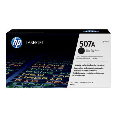 HP 507A - zwart - origineel - LaserJet - tonercartridge (CE400A)