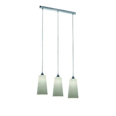 reality leuchten r30553011 suspension en matte de nickel et verre brossé 60 w 3 x e27 maximum fourni sans ampoules largeur 60 cm