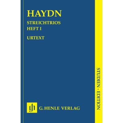 Partitions classique HENLE VERLAG HAYDN J. - STRING TRIOS, VOLUME 1 Ensemble à cordes