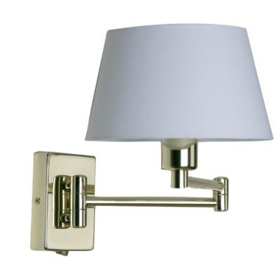 ARMADA LAMPE MURALE DOUBLE ARTICULATION FINITION LAITON BRILLANT