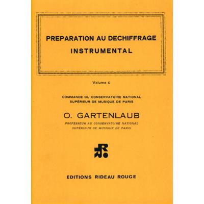 Méthodes et pédagogie RIDEAU ROUGE GARTENLAUB - PREPARATION AU DECHIFFRAGE C - FORMATION MUSICALE Formation musicale - solfège