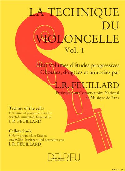 TECHNIQUE DU VIOLONCELLE VOL 1