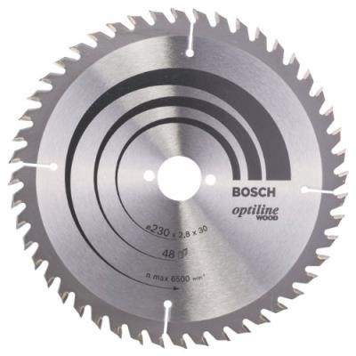 Bosch Professionnel - Lame Scie Circulaire Optiline Wood 230X2.8X30 48 Dts