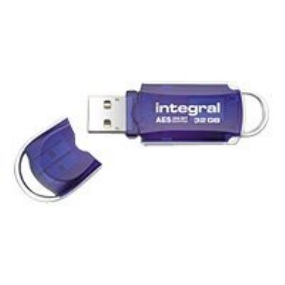 Integral Courier with AES encryption - USB-flashstation - 32 GB