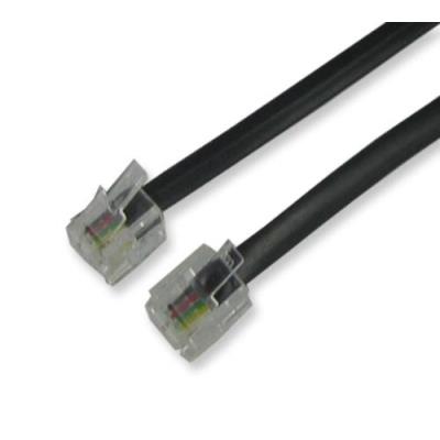 Neklan 2120187 Cordon RJ11 ADSL 5 m Noir