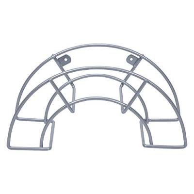 Sauvic 03305 Support Pour Tuyau D'Arrosage Plastifié Petit Acier Gris 36,5 X 12,5 X 18,5 Cm
