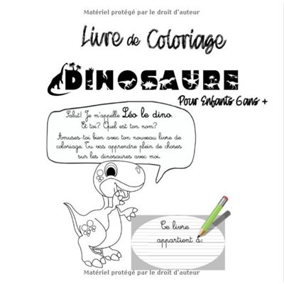 Dinosaures 50 Coloriages Pour Enfants 2 À 7 ANS: Dinosaures livre enfant -  Cahier de Coloriage dinosaures pour Enfant - dinosaure livre de coloriage -  dinosaures à colorier (Paperback) 