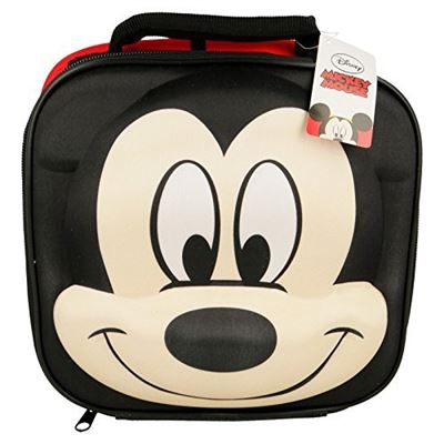 Disney Mickey Mouse Thermique 3D Sac Lunch École, 28 cm, Rouge