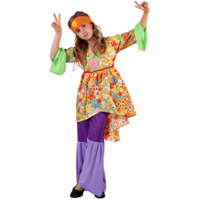 Scoopachat - Déguisment enfant hippie année 60 costume fille