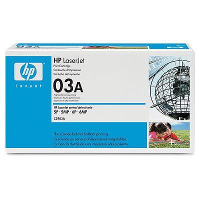 1 Toner Hp C3903A original 03A Noir 4000 pages pour Hp C3903A