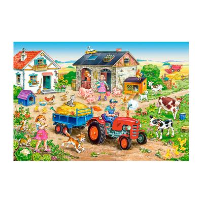 Puzzle 40 pièces : Vie à la ferme Castorland