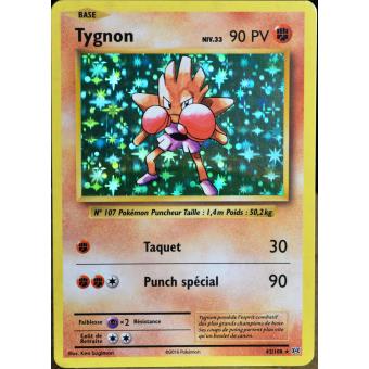 NEUF CARTE POKEMON TYGNON HOLO 90PV 62//108