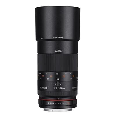 Objectif SAMYANG pour Nikon AE 100 mm F2.8 Macro ED UMC Noir