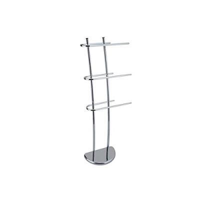 MSV 140384 Porte-Serviettes sur Pied Métal Chromé 30 x 18,5 x 104 cm