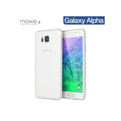 Coque ultra fine Skin blanc givre pour Samsung Galaxy Alpha