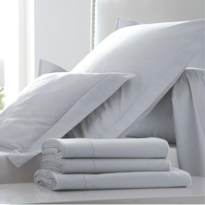 Housse de couette Percale Easy BLANC DES VOSGES 240 x 220 cm Platine