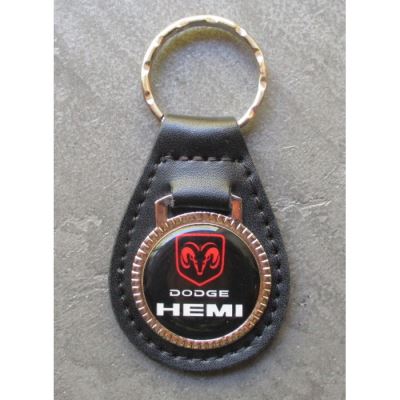 porte clé métal cuir dodge hemi auto usa voiture americaine