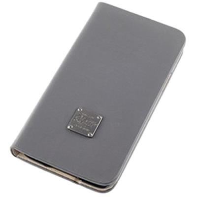 Qiotti book slim carrier etui pour samsung galaxy s5 sm-g900 gris
