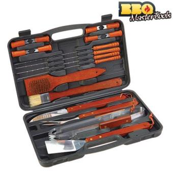 Mallette pour barbecues 18 pièces - Ensemble barbecue - Ensemble d