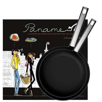 AUBECQ A116002 PANAME SET DE 2 POÊLES REVÊTUES 28 / 28 CM