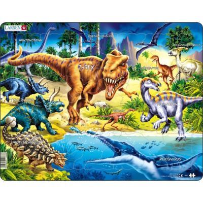 Larsen puzzle puzzle MaxiDinosaures 57 pièces